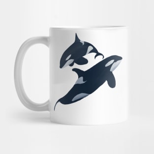 Orca Pair Mug